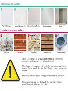 ملصق جداري ذاتي الالتصاق ثلاثي الأبعاد مقاوم للماء ورديات PVC بخطوط رخامية و حجم عالمي (قطعة واحدة)