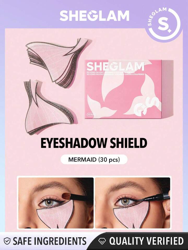 Mermaid Eye Makeup Pink