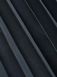 DAZY 素色百褶下擺吊帶洋裝不帶上衣 - 黑色 - 查看 7