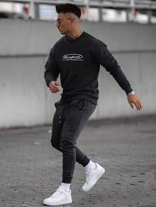 Sudaderas para hombre - Negro - Ver 2