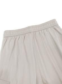 Manfinity Homme Men Flap Pocket Side Cargo Trousers - Apricot - View 8