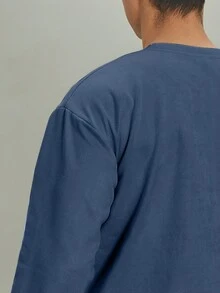 Sudaderas para hombre - Azul Marino - Ver 4