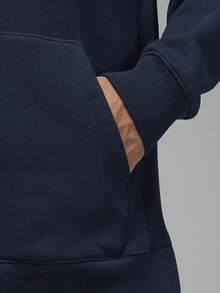 Manfinity Sport Corelite Men Letter Graphic Kangaroo Pocket Drawstring Sports Sweatshirt - Blue - View 3