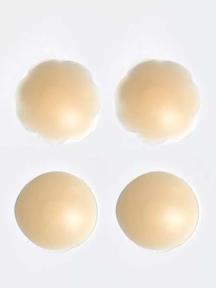 2pairs Self Adhesive Silicone Nipple Cover Boob Pads