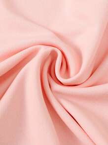 SHEIN Thiếu niên cô gái 2 Miếng Nơ mặt trước Quần ống loe - Nhiều màu - Xem 5