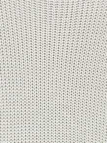 Calvaya Turtleneck Drop Shoulder Wrap Hem Sweater