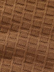 嬰童（女）毛衣爬爬服 - 咖啡棕 - 查看 5