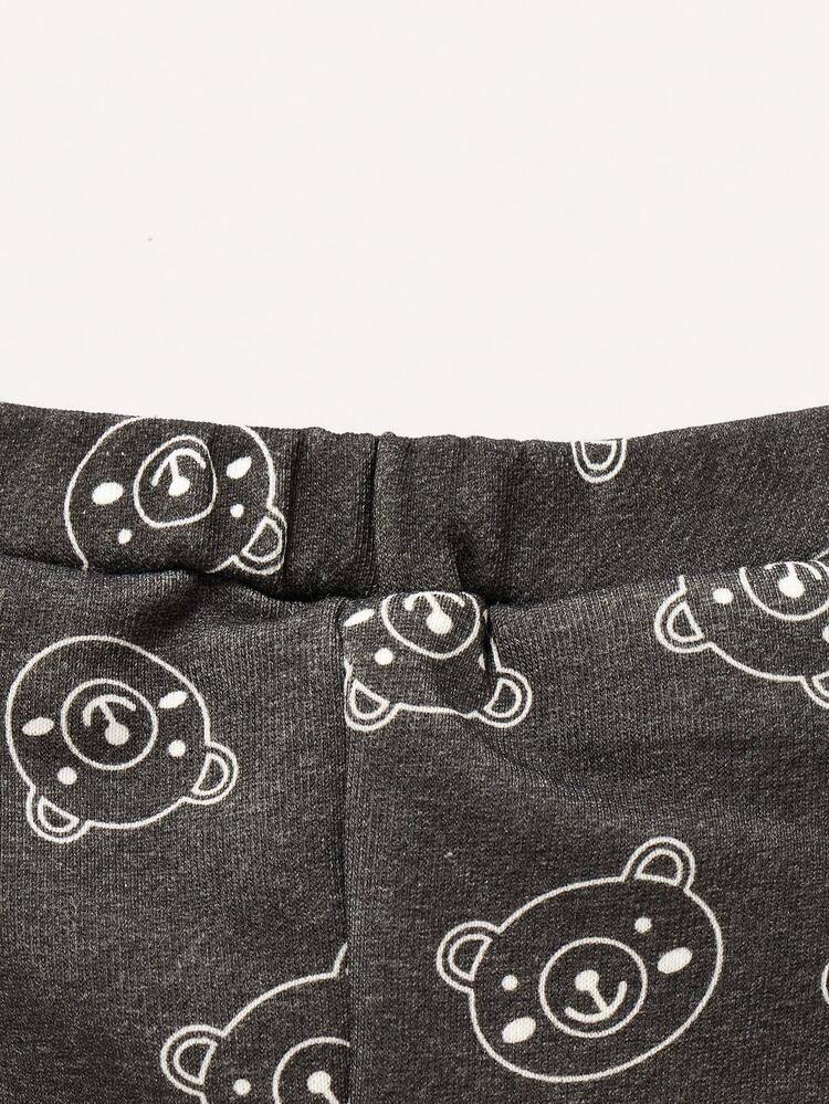 Baby Boy 2pcs Cartoon Graphic Sweatpants