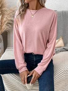 SHEIN LUNE Fall Clothes Women - Dusty Pink - View 5