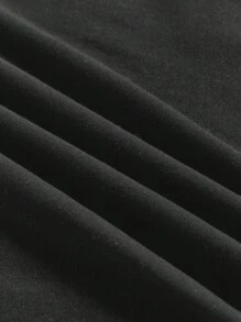 青少女休閒卡通短袖t恤,適合夏季穿著 - 黑色 - 查看 11