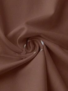 SHEIN LUNE 大尺碼背心 - 棕色 - 查看 5