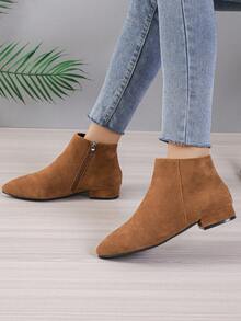 Botas para mujeres casual & de moda - Marrón - Ver 4