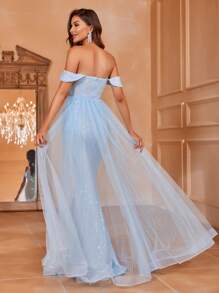 One-Shoulder Sweetheart Neckline Mermaid Evening Gown With Sheer Tulle Sash & Luxurious Train - Elegant Formal Dress For Gala Events, Red Carpet Occasions, Black-Tie Weddings, Opera Nights, And Grand Balls,Party Dress,Wedding Guest