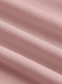 SHEIN MOD Frill Trim Asymmetrical Hem Cami Top - Dusty Pink - View 4