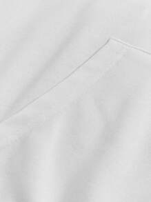 SHEIN Teen Mädchen Hoodie mit Buchstaben Grafik, Känguru-Tasche