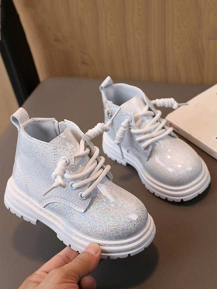 Botas de niños de moda con cómodo exterior toda la temporada - Blanco - Ver 1