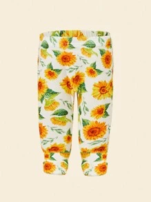 SHEIN Bộ đồ Em bé Nút Hoa - Nhiều màu - Xem 4