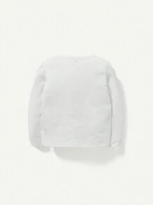 Cozy Pixies Baby Boy 2pcs Cartoon Graphic Tee - White - View 6