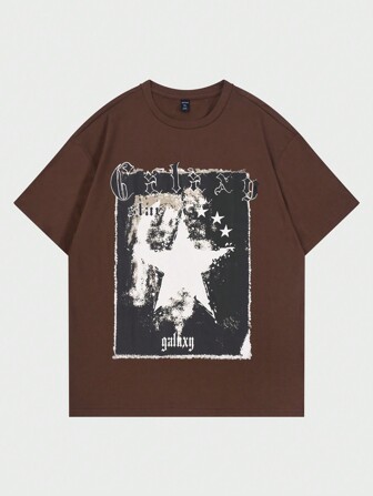 Street Life T-shirt Graphique En Pour Hommes