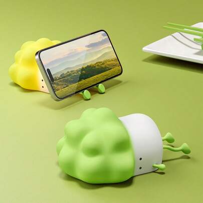 JMMO 卷心菜造型小夜灯，可爱台灯，可调光，USB充电，哺乳灯，床头小夜灯，绿色