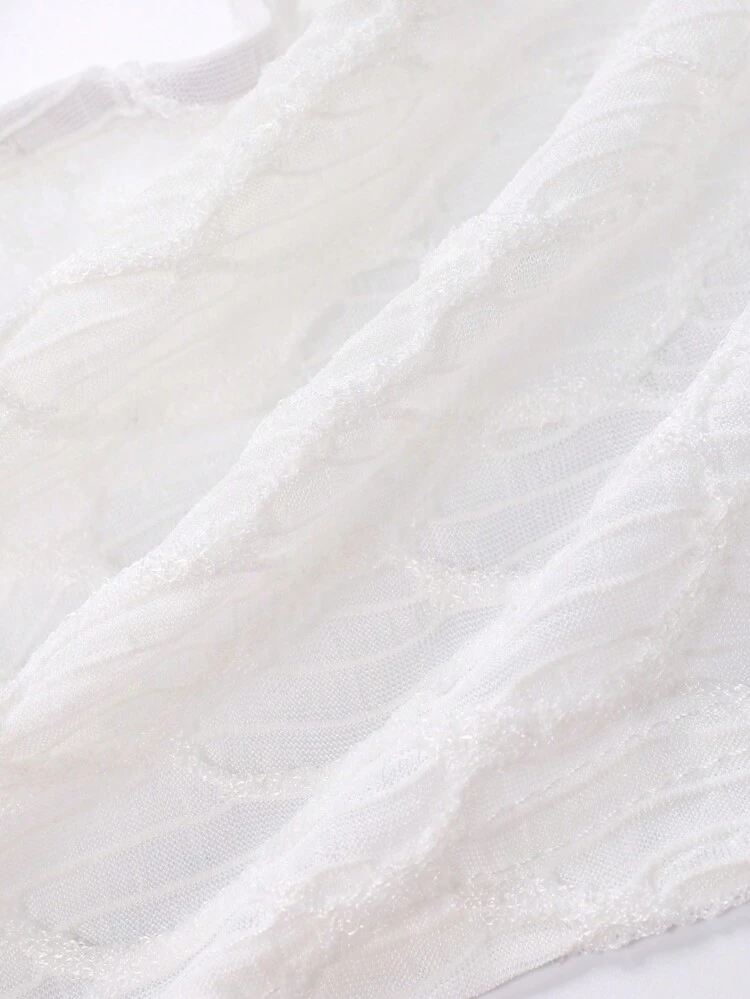 Off Shoulder Twist Front Asymmetrical Hem Crop Top