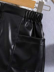 女童（小）半身裙 - 黑色 - 查看 3