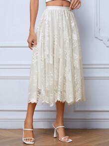 Chiquease 女士半身裙 - 白色 - 查看 5