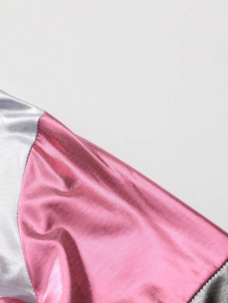 Young Girl Colorblock Dress
