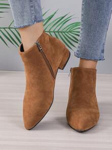 Botas para mujeres casual & de moda - Marrón - Ver 3