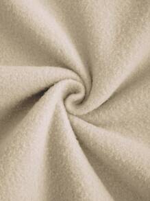 INAWLY Lip & Slogan Graphic Kangaroo Pocket Drawstring Thermal Hoodie Enjoy Personal Time PLEAS KEEP YOUR VOICE DOWN Make A Cup OF COFFEE,Long Sleeve Tops - Apricot - View 4