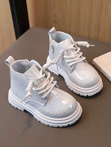 Botas de niños de moda con cómodo exterior toda la temporada - Blanco - Ver 3