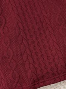 女嬰蕾絲拼接喇叭袖洋裝