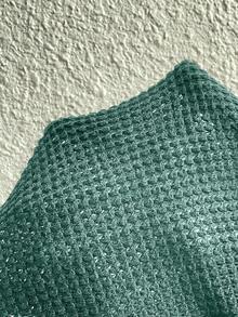 SHEIN VCAY Butterfly Embroidery Back Contrast Mesh Batwing Sleeve Tee