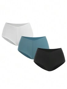 Ocili Leisure 3pack Extremely Stretchy & Smooth Low Waist Boyshorts - Multicolor - View 7