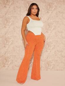 SHEIN SXY Plus Asymmetrical Hem Tank Top - White - View 4