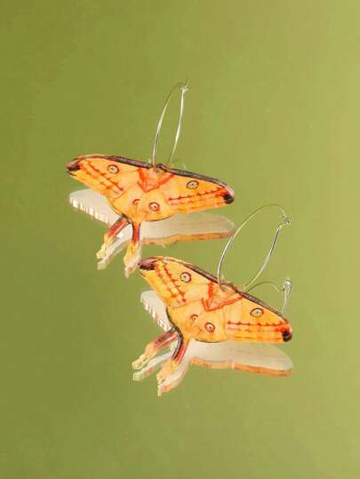 Fairycore أقراط متدلية بوهو فراشة للنساء الزخرفة اليومية زوج واحد