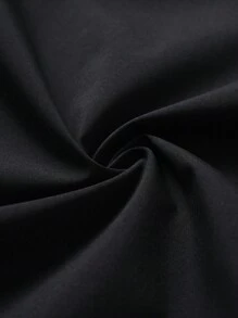 Manfinity LEGND 男性字母圖形兩色超大號外套 - 黑色 - 查看 6