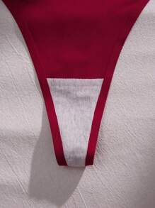 7 Packungen einfache, schlichte und sexy G-Strings - Verschiedenfarbig - Übersicht 3