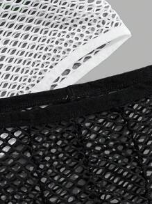 男士3入組鏤空平角內褲 - 彩色 - 查看 3