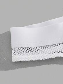 Men 3pcs Letter Graphic Mesh Thongs Sexy Underwear - Multicolor - View 5