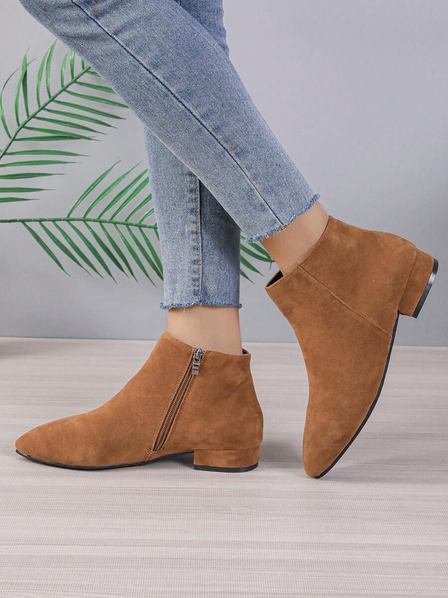 Botas para mujeres casual & de moda - Marrón - Ver 1