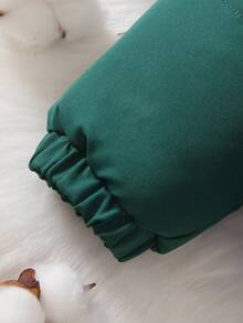 Young Boy Colorblock Hooded Padded Coat - Multicolor - View 4