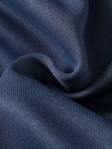 Áo nỉ 2023, tay dài, bo gân ở cổ tay và viền áo, thiết kế phối màu với mũ trùm đầu trơn và túi kẻ sọc, áo nỉ chui đầu cho bé trai. - Nhiều màu - Xem 4