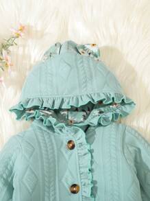 Áo liền quần bé gái - màu xanh lá - Xem 3