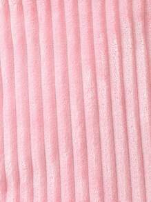 SHEIN 女小童素色連帽衛衣和褲子