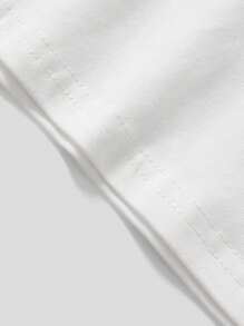 Baby Boy'S Cartoon Printed Short Sleeve Casual Top Suitable For Summer - White - View 6