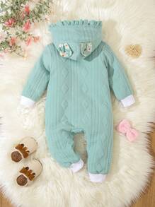 Áo liền quần bé gái - màu xanh lá - Xem 2