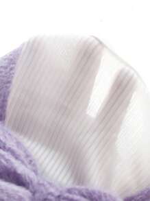 Baby Girl Ruffle Trim Bow Front 2 In 1 Dress & Headband - Multicolor - View 8