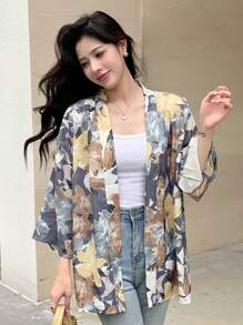 DAZY 滿版印花開門襟襯衫