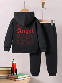 Conjuntos de Niños (3-7) - Negro - Ver 1